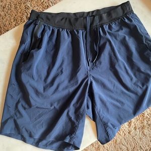 Ten Thousand Interval Short, Navy - Size L, 7 Inch, No Liner